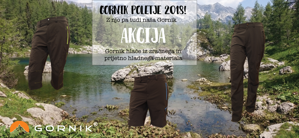 Gornik poletne hlače - Kovk, Kanin in Krn