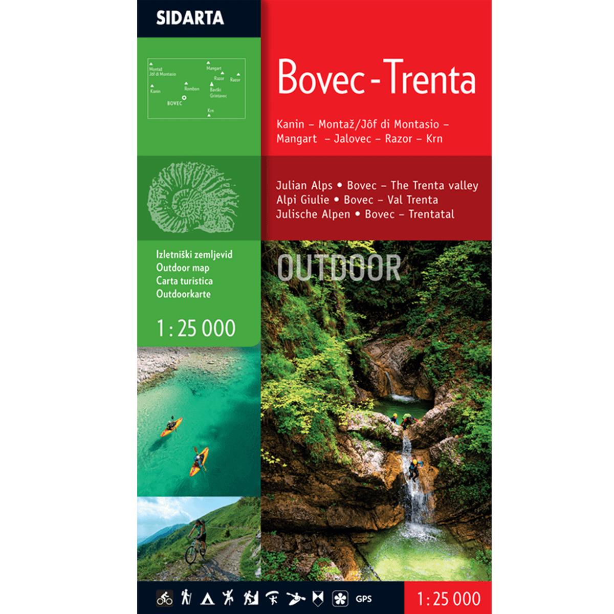 karta bovec trenta - izletniski
