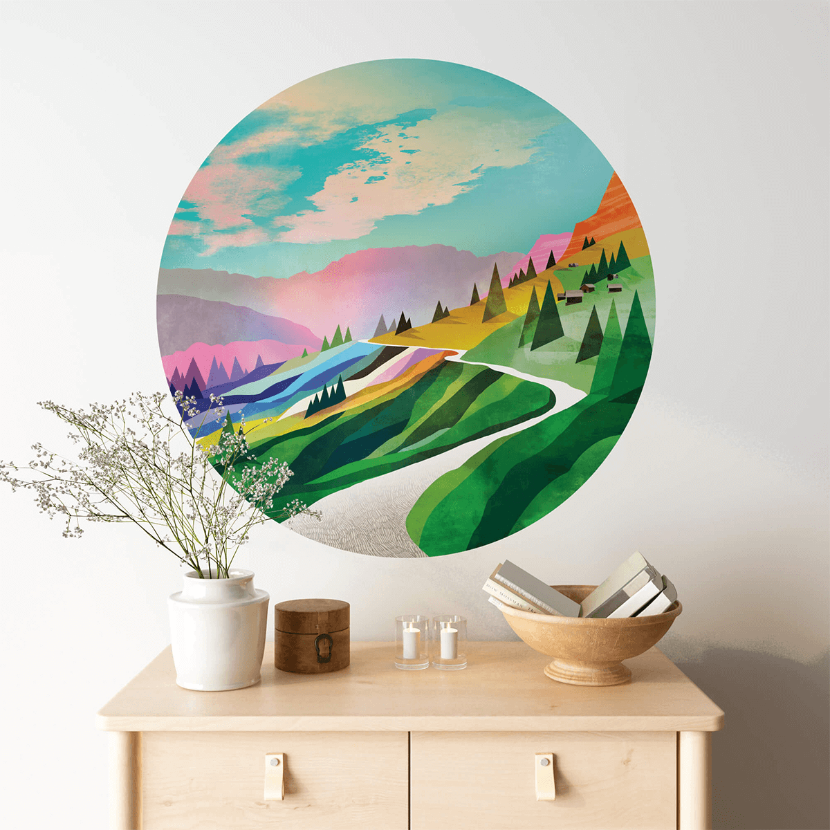 stenska prenosljiva nalepka durido dolomiti