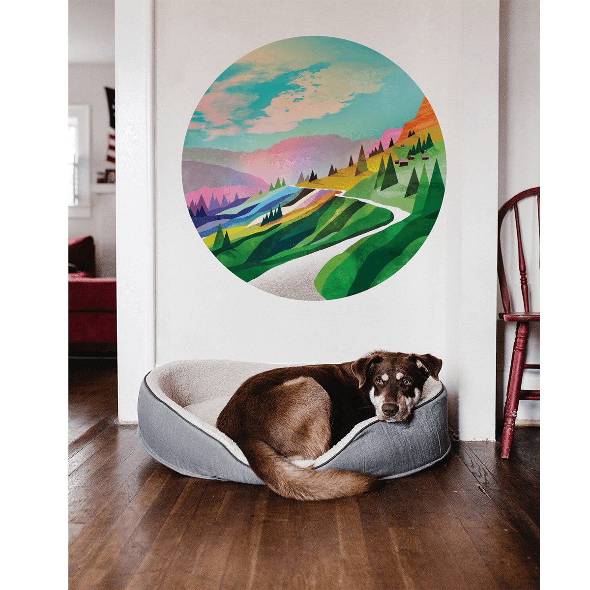 stenska prenosljiva nalepka durido dolomiti