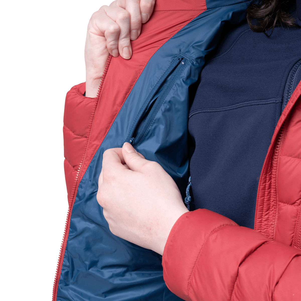 zenska puhovka earthrise hooded