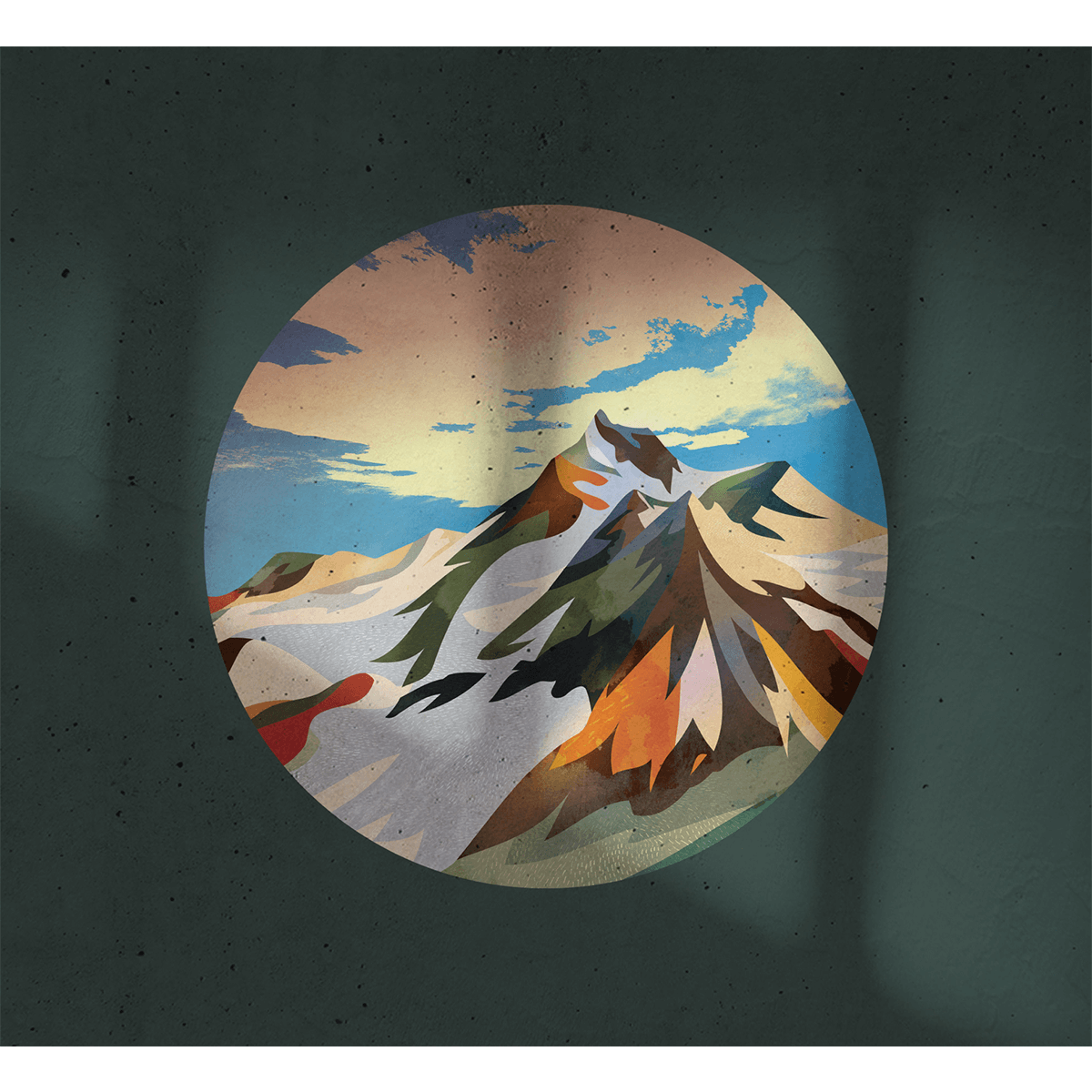 stenska prenosljiva nalepka durido gore