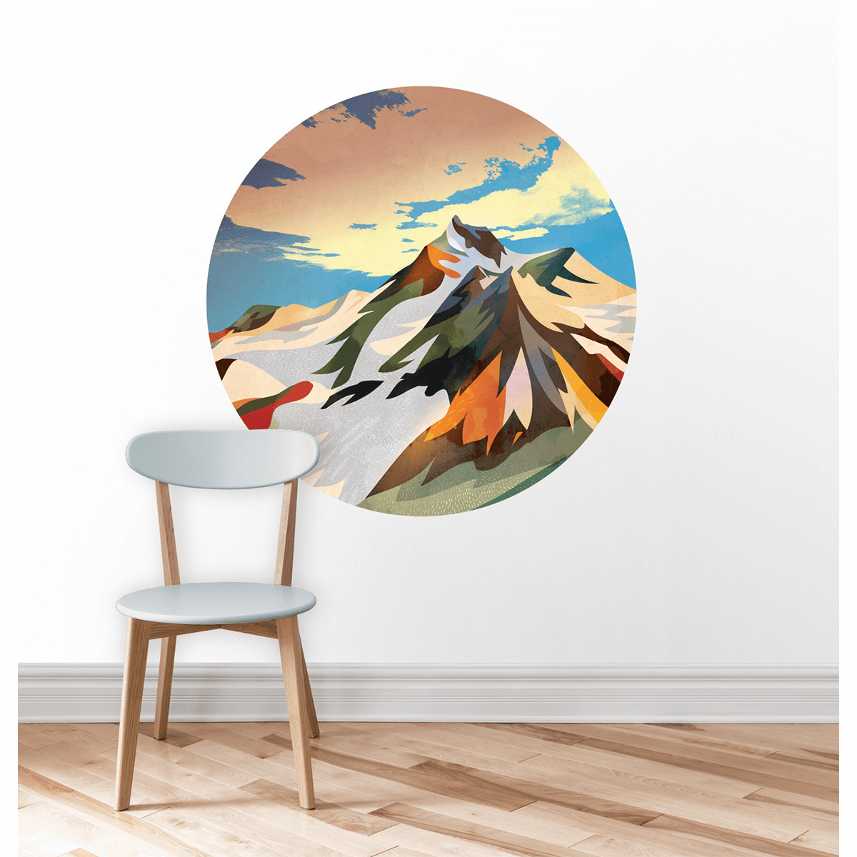 stenska prenosljiva nalepka durido gore