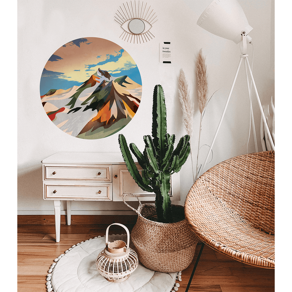 stenska prenosljiva nalepka durido gore