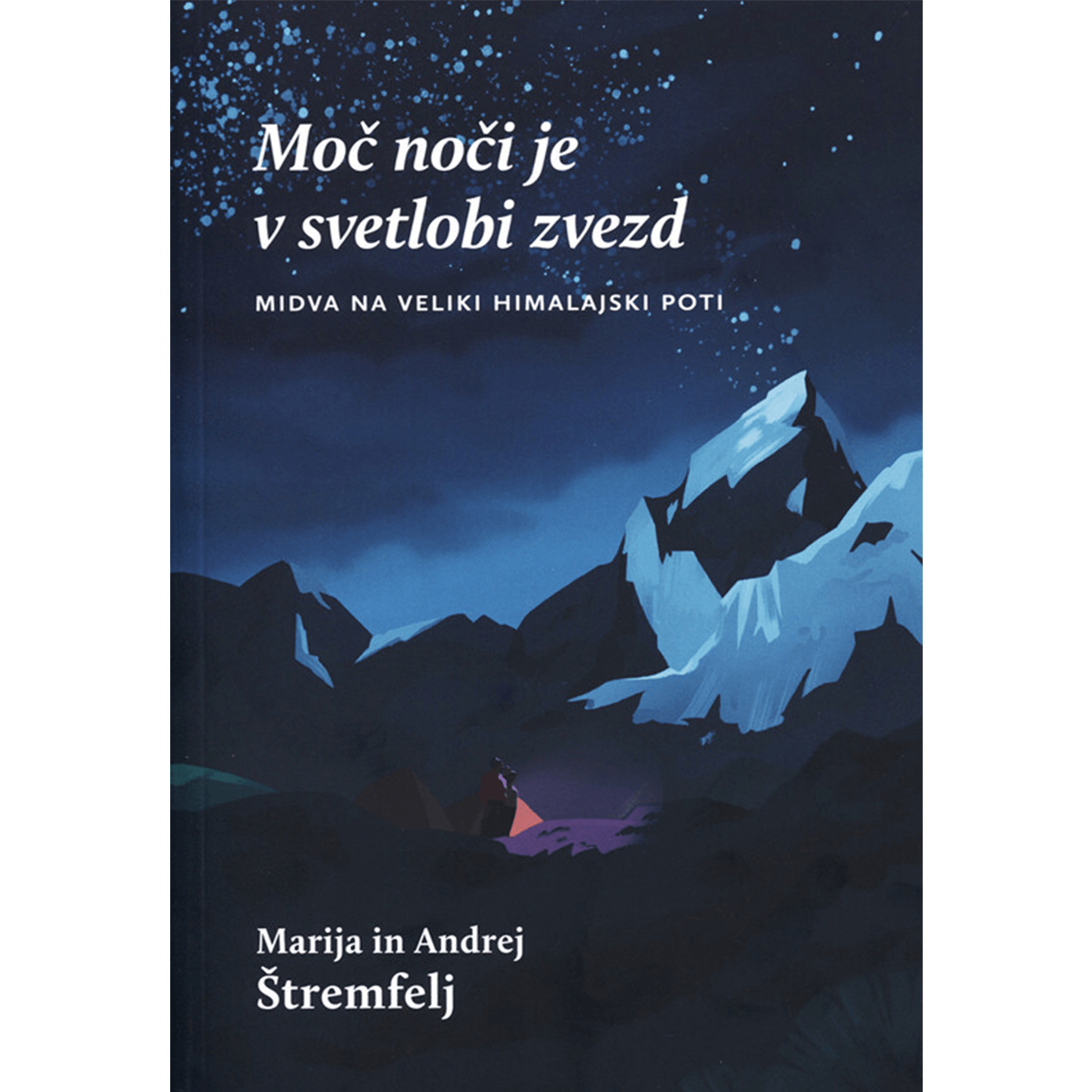 knjiga moc noci je v svetlobi zvezd