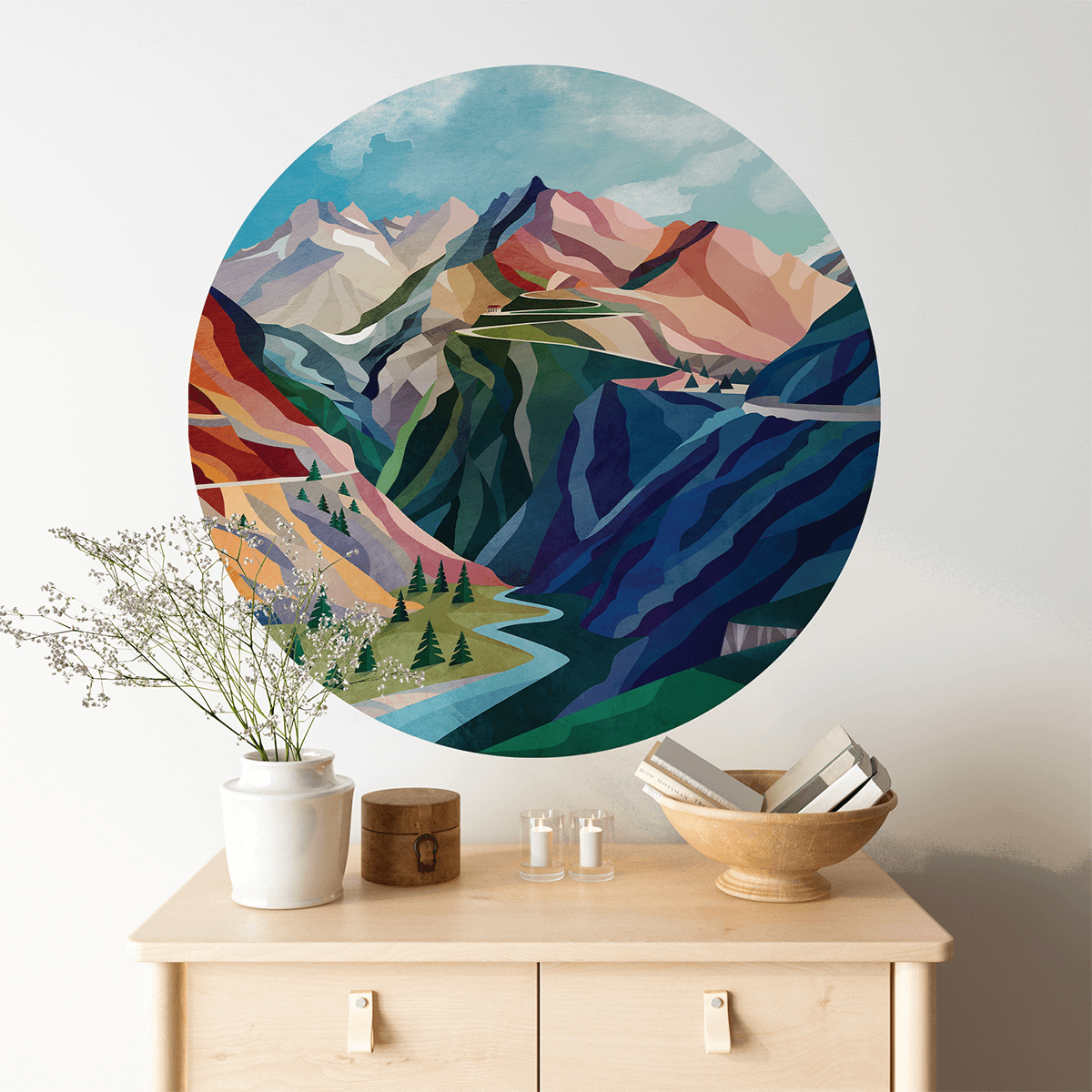 stenska prenosljiva nalepka durido passo