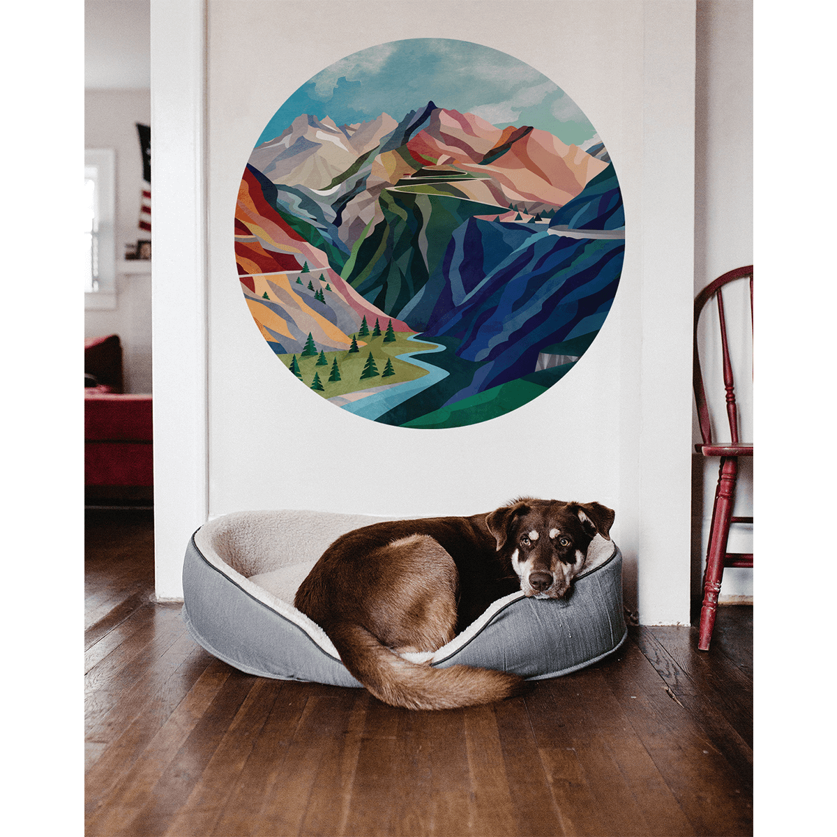 stenska prenosljiva nalepka durido passo