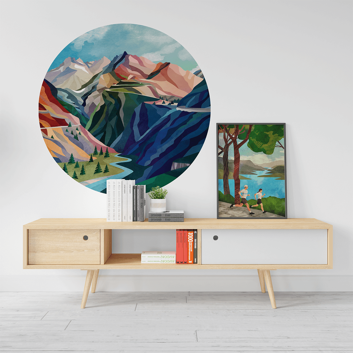 stenska prenosljiva nalepka durido passo