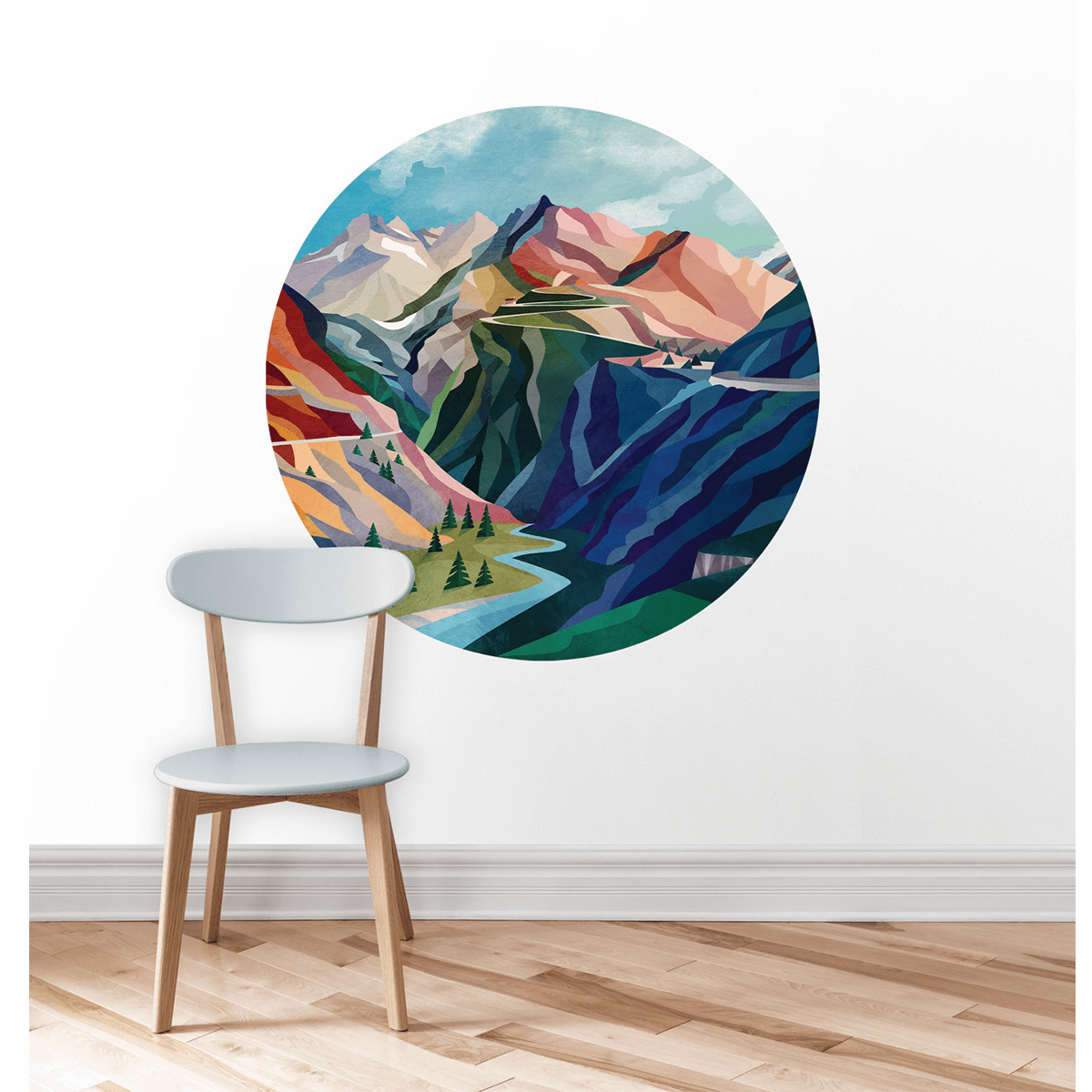 stenska prenosljiva nalepka durido passo