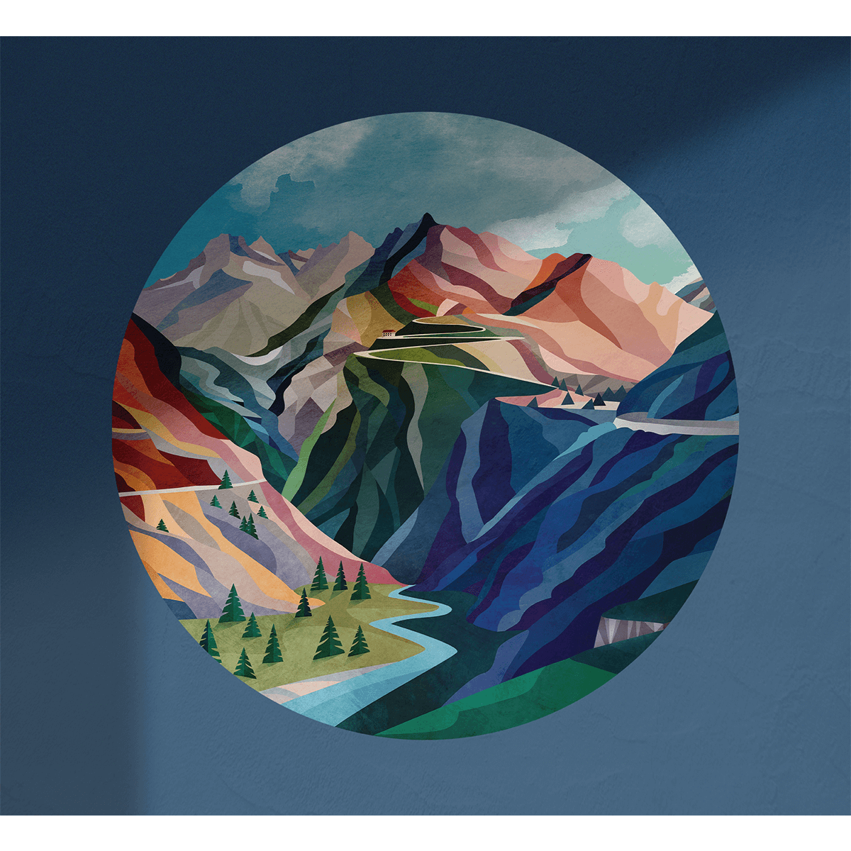 stenska prenosljiva nalepka durido passo