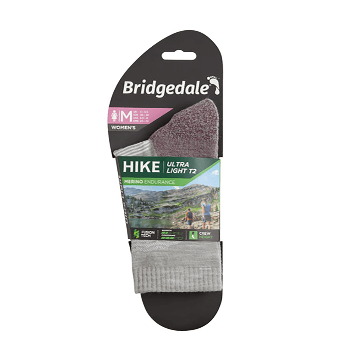 zenske nogavice hike ultralight t2 merino endurance