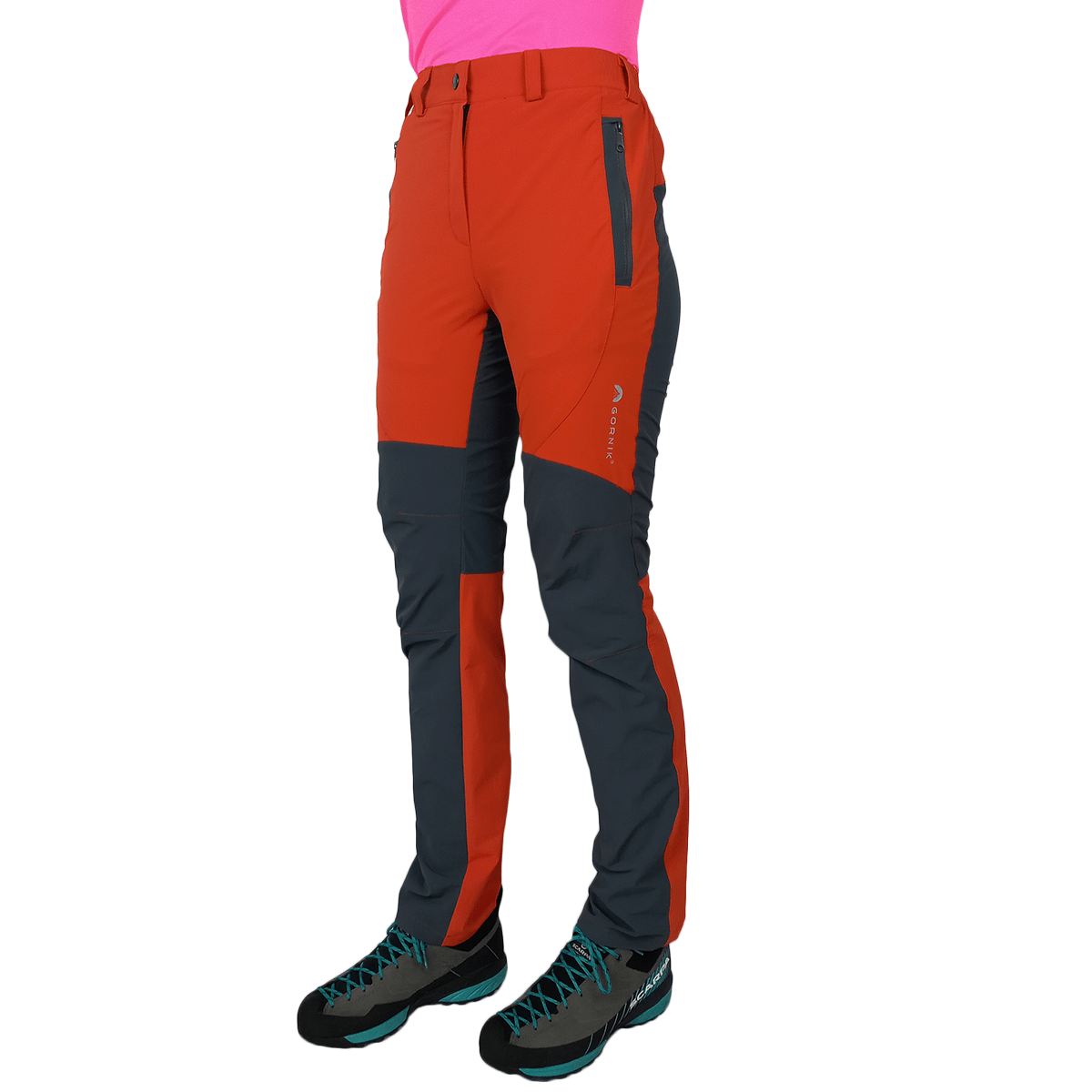 zenske pohodne hlace gornik rombon recycled