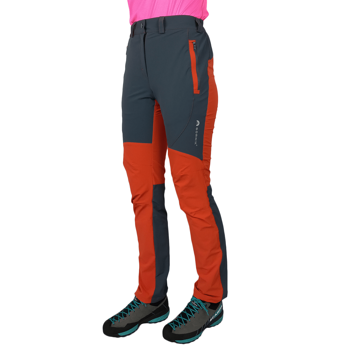 zenske pohodne hlace gornik rombon recycled