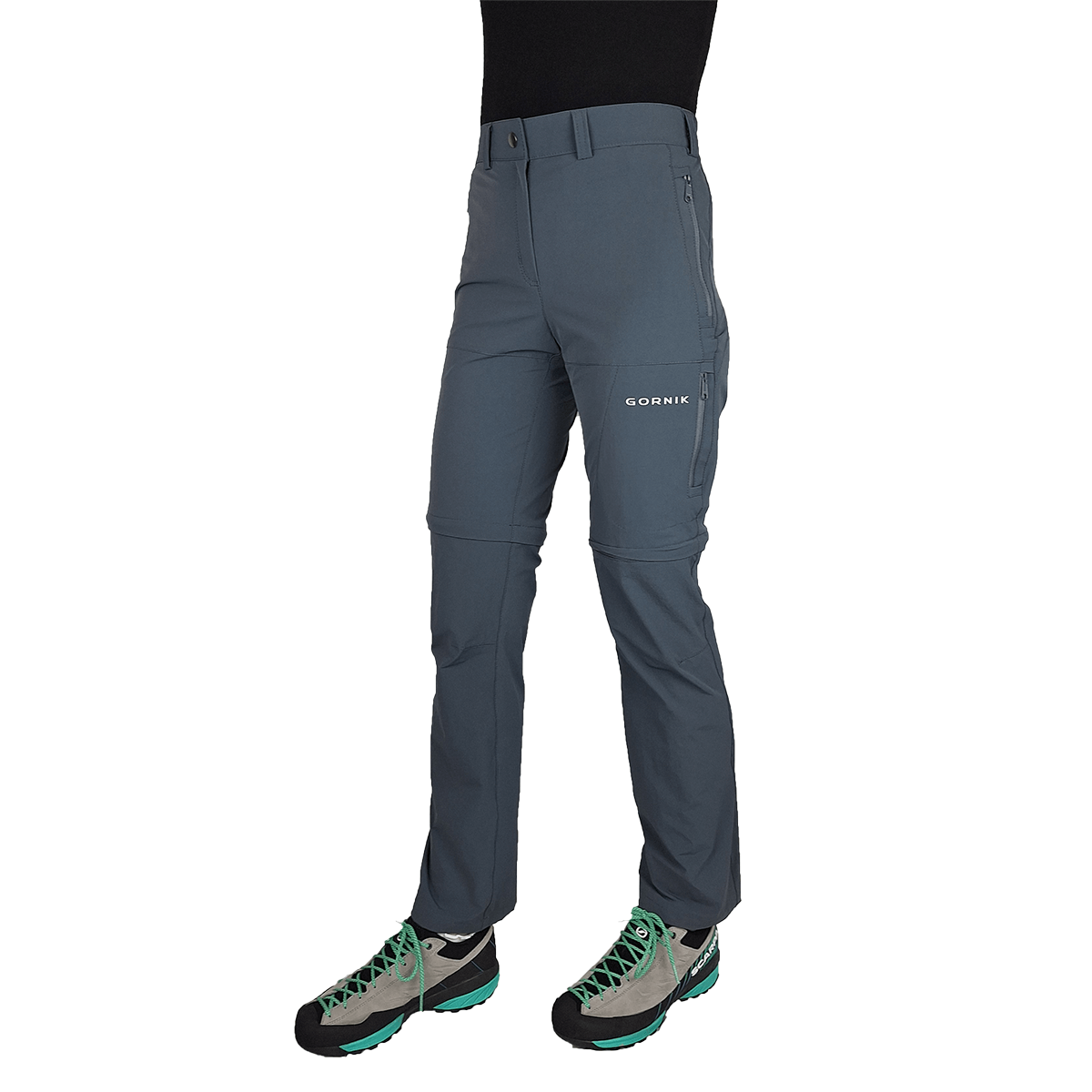 zenske zip-off hlace obir recycled