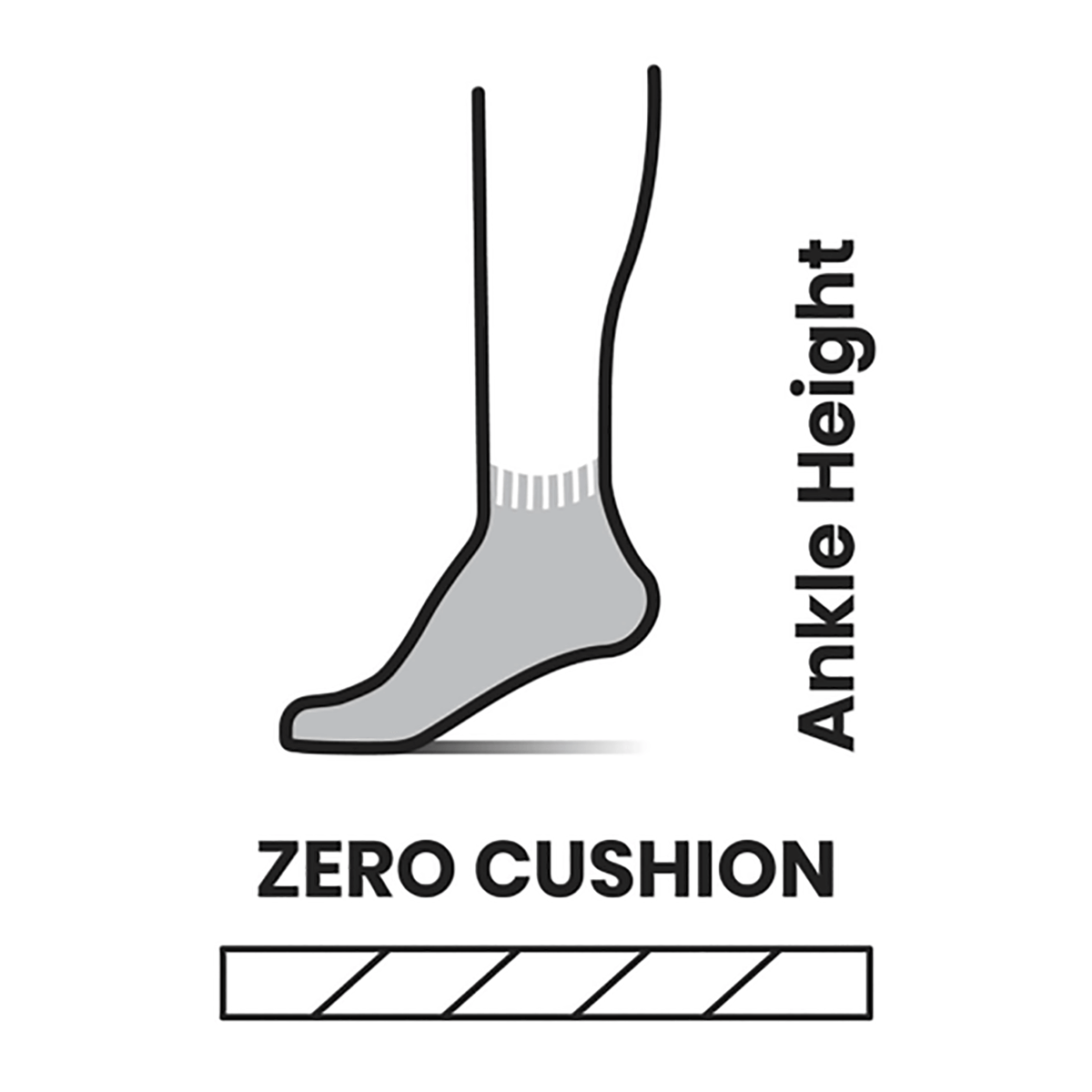 zenske nogavice run zero cushion