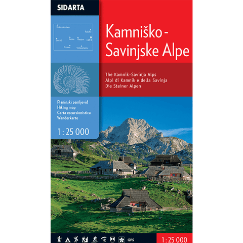 karta kamnisko savinjske alpe
